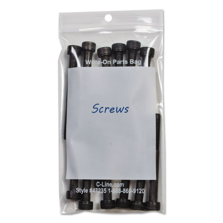 Write-On Poly Bags, 2 mil, 3 Write-On Poly Bags, 2 mil, 3