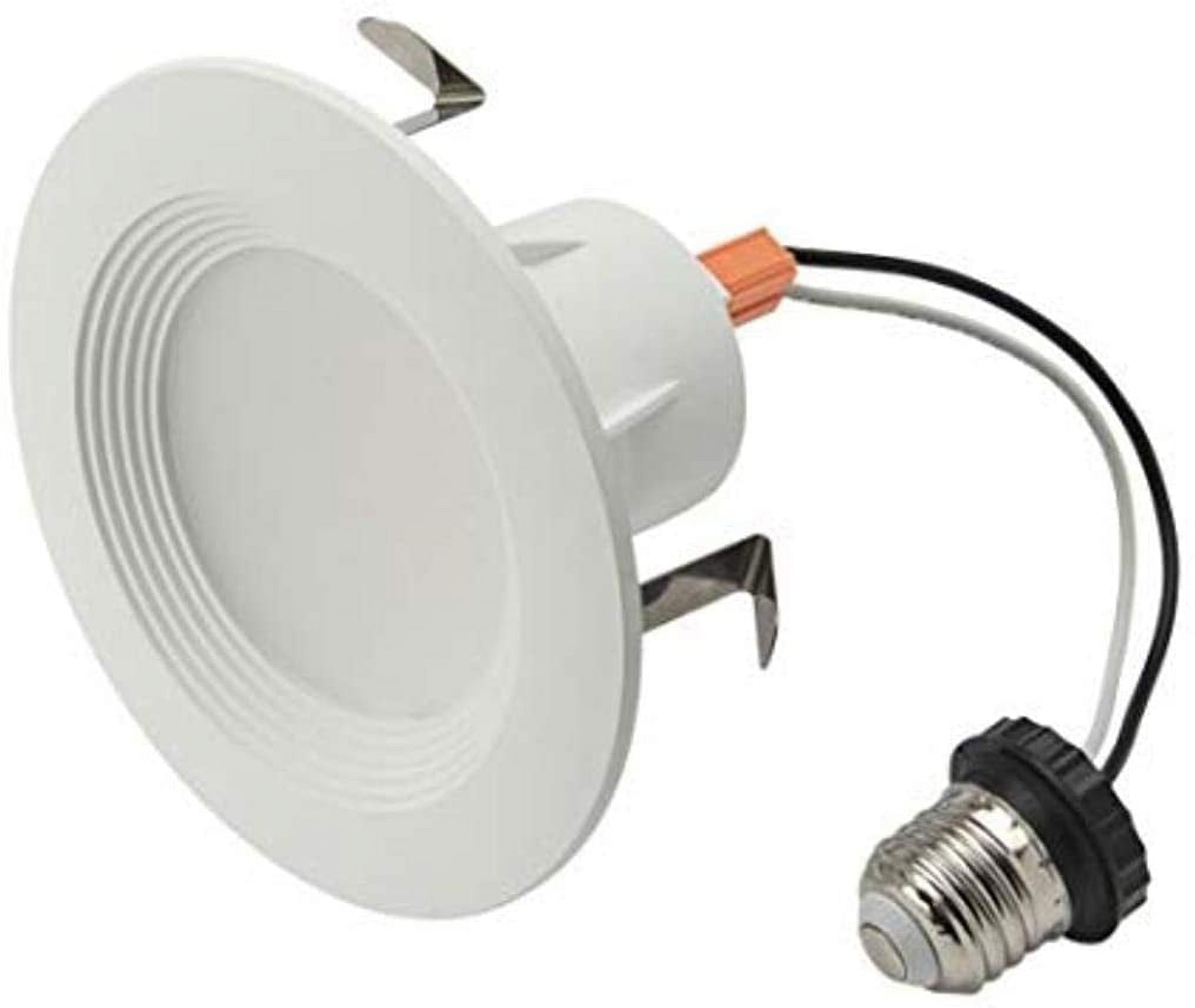 C-Lite by Cree Lighting 4 inch LED Retrofit Downlight 55W Equivalent, 575  lumens, Dimmable, Soft White 2700K, 35,000 hour rated life | 1-Pack -  Walmart Business Supplies, image size:2032x1714