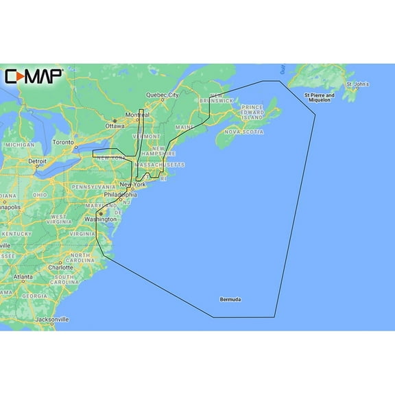 C-MAP Reveal Coastal Nova Scotia to Chesapeak Bay