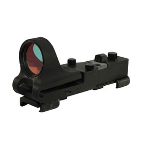 C-More Railway Reflex Red Dot Sight 6 MOA Red Dot with Click Switch and Integral Picatinny Mount Aluminum Matte Black