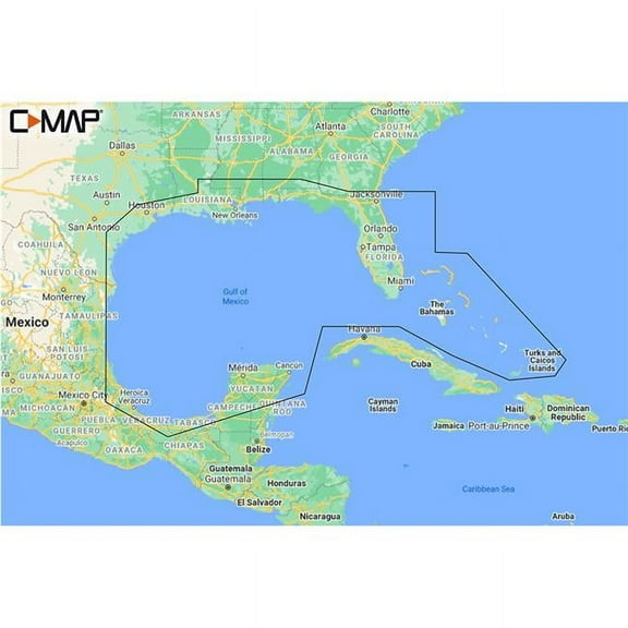 C-Map CMAMNAY204MS Reveal Coastal Gulf of Mexico & Bahamas