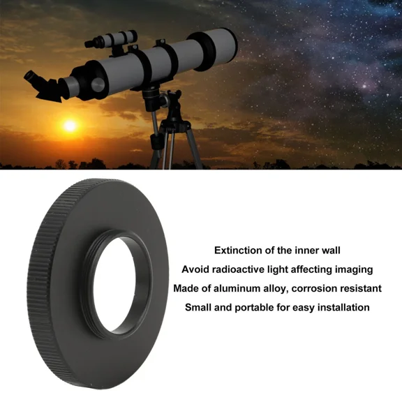C Mount To T2 5P9866B Screw Adapter Aluminum Alloy Camera Lens Mount Adapter