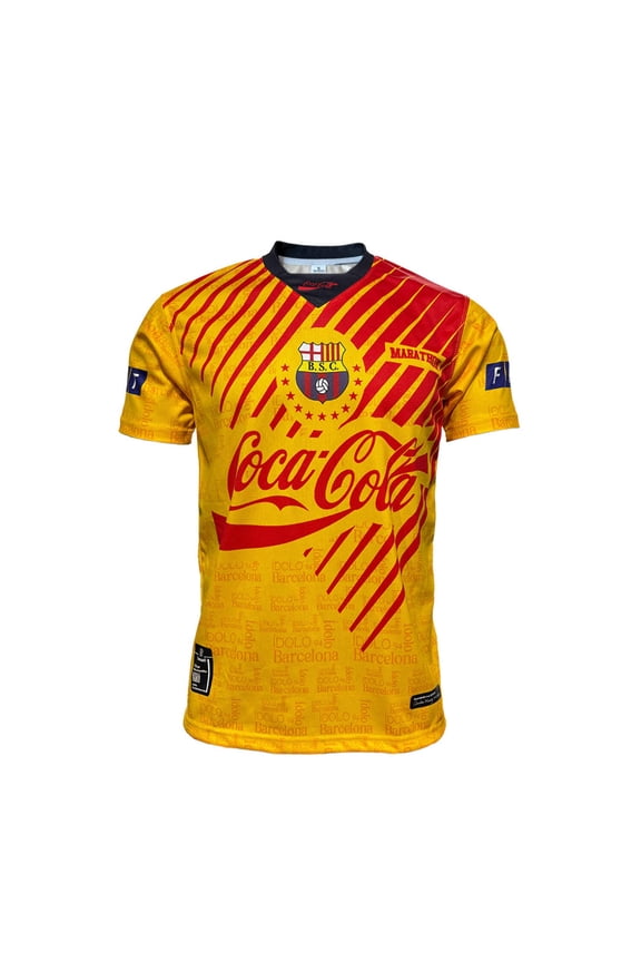 C. Munoz Barcelona S.C. Ecuador 1993-94 Men's Retro Shirt
