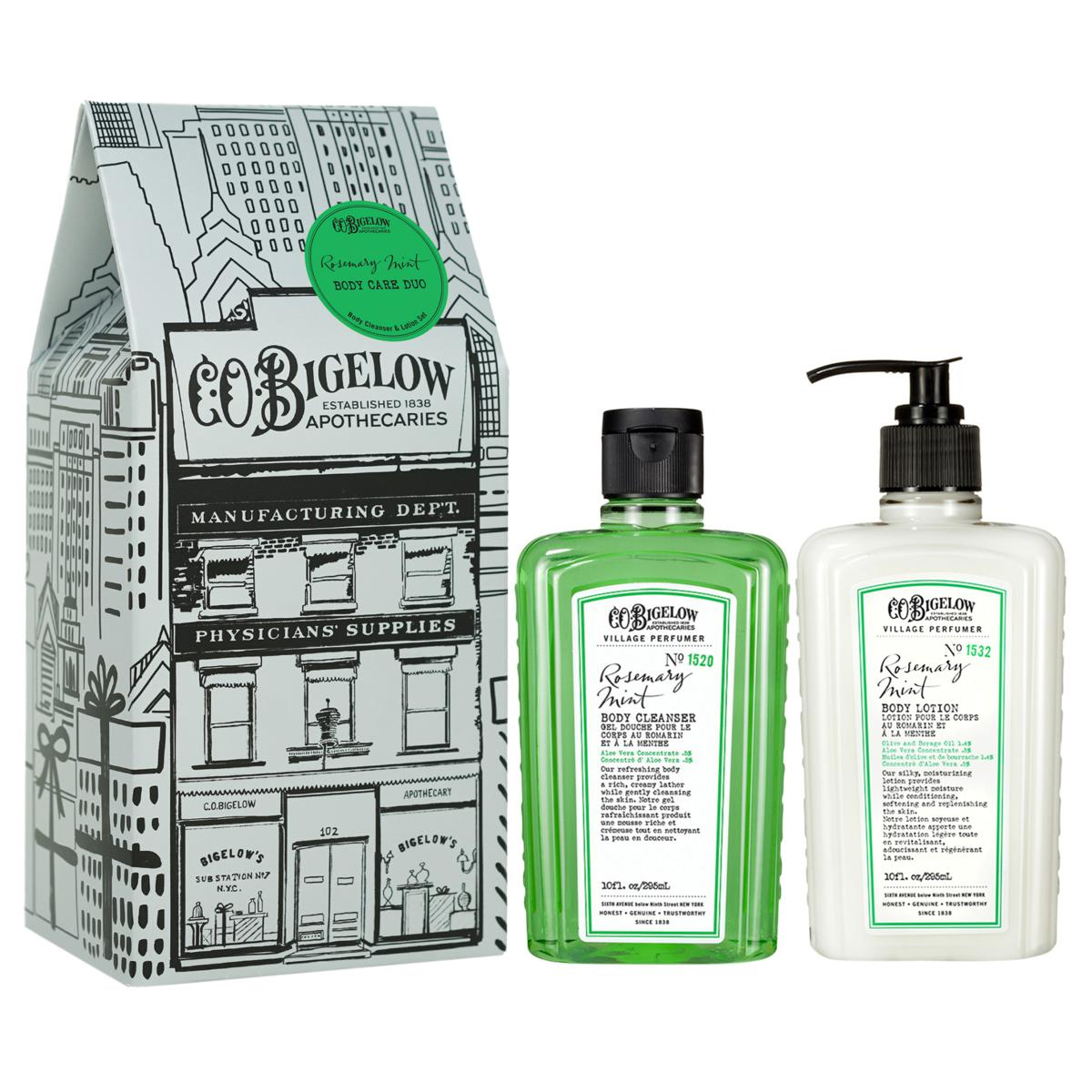 C.O. Bigelow 2piece BODY Care Apothecary SetHand Wash & Body Lotion