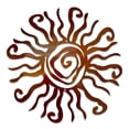 thumbnail image 1 of C Orange Sun Metal Wall Art Pendant Outdoor Indoor Wall Sun Decoration Garden Farmhouse Crafts Decoration, 1 of 8