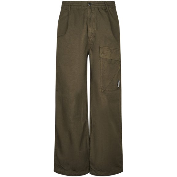 C.P. Company Boxy Wide-Leg Micro-Reps Cargo Pants With Lens Detail (Men's)