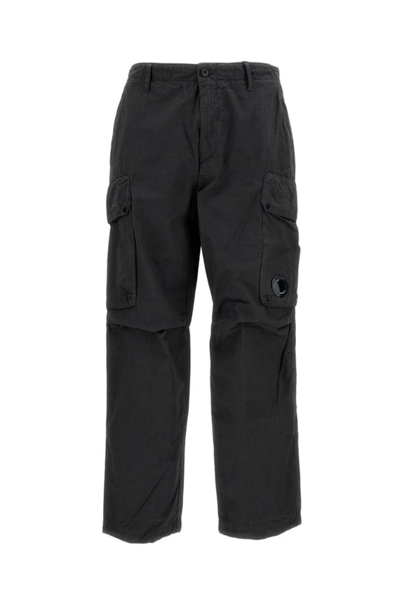 Dark Grey Cotton Cargo Trousers (Men's)