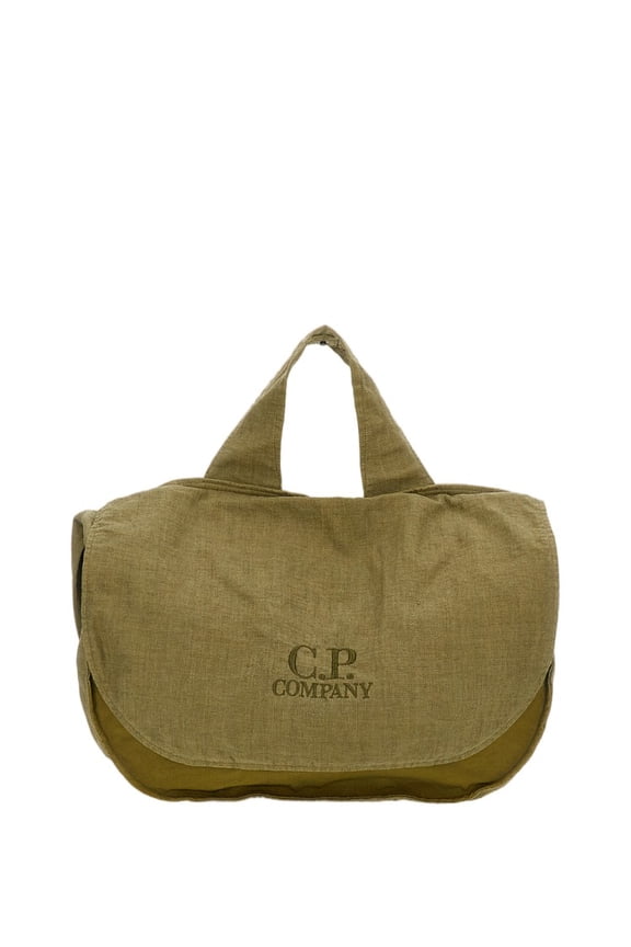Men's Green Raffia Shopping Bag Green