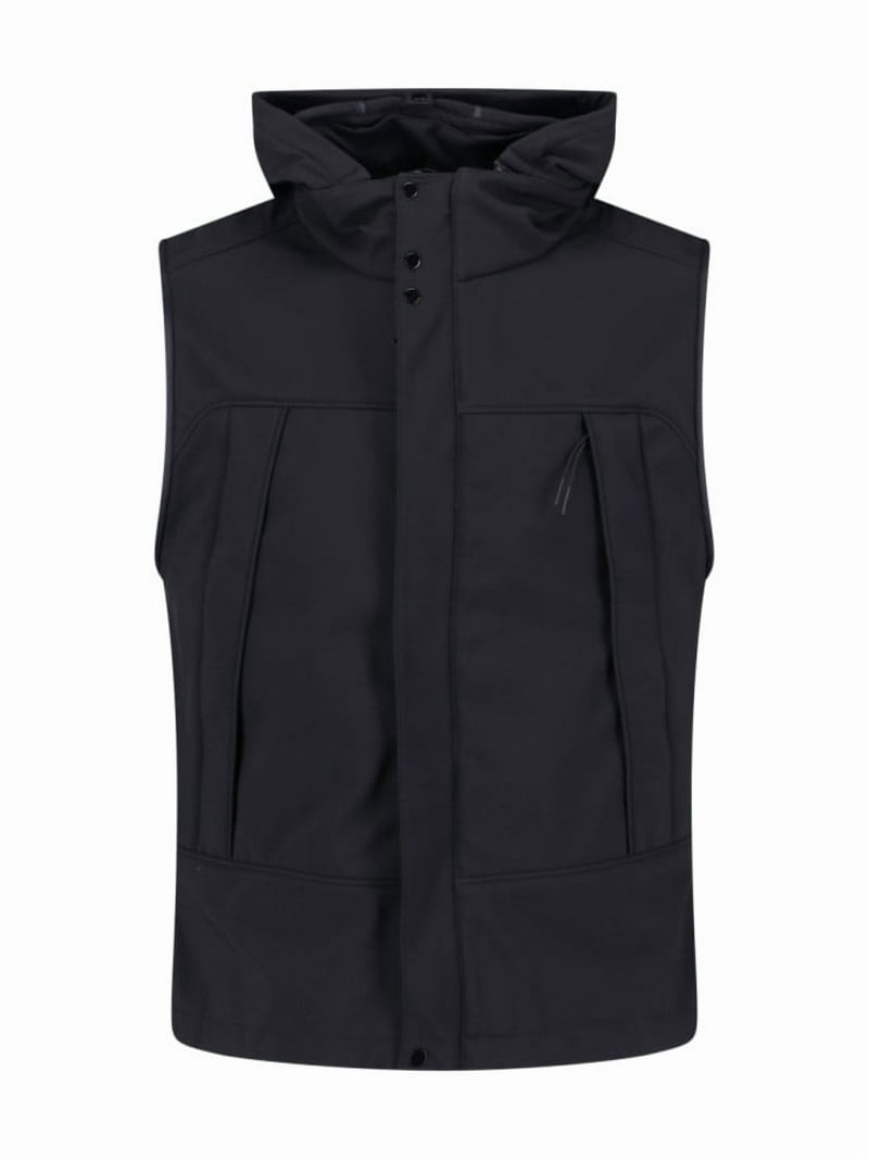 C.P. Company Mens Sleeveless Jacket With Integrated Goggles And