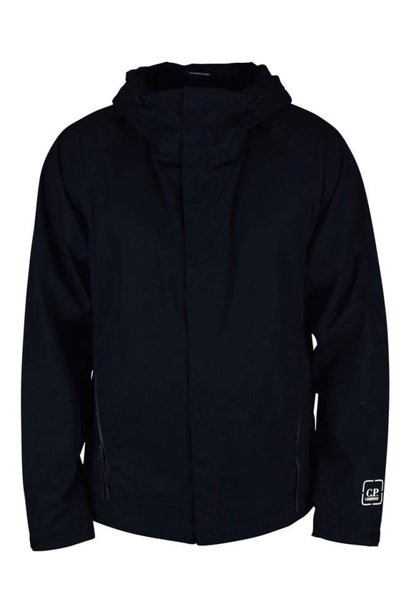 Navy Blue Waterproof Hooded Jacket (Men's)