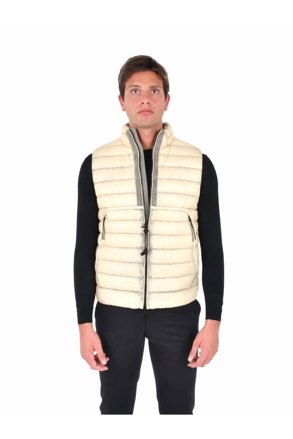 Sleeveless Padded Jacket With High Collar (Men's)