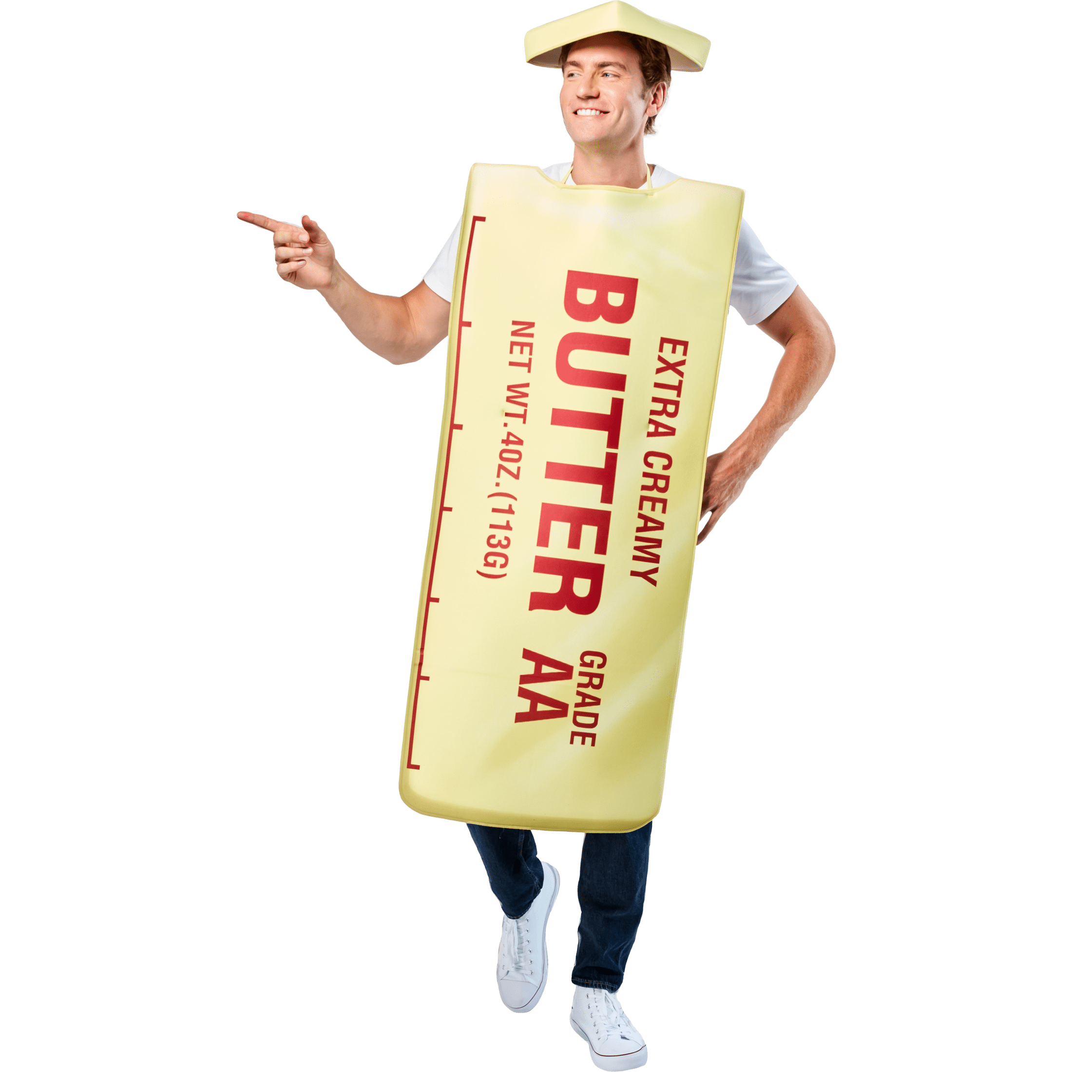 Popcorn and Butter Matching Halloween Costume for Adults by Way to Celebrate, 3-Piece Set