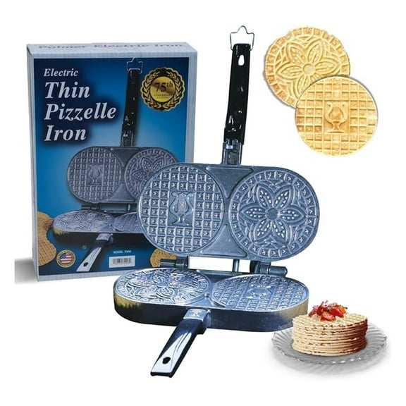 C. Palmer Extra Thin Pizzelle Iron, Model 7500, Electric Pizelle Maker, Made in America