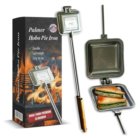 C Palmer Hobo Sandwich Toaster, Pie Iron for Campfire, Made in America