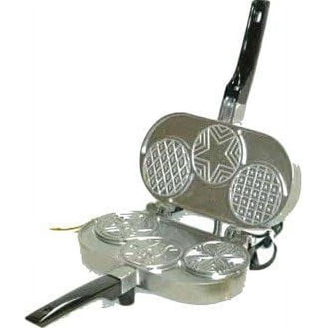 C. Palmer Mfg. Three Round Pizzelle Iron Model 3000