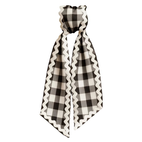 C Polyester Wave Plaid Decorative Ribbon Streamer Long Diy For Daily Home Festival