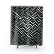 C Port Industries Abstract Shower Curtains