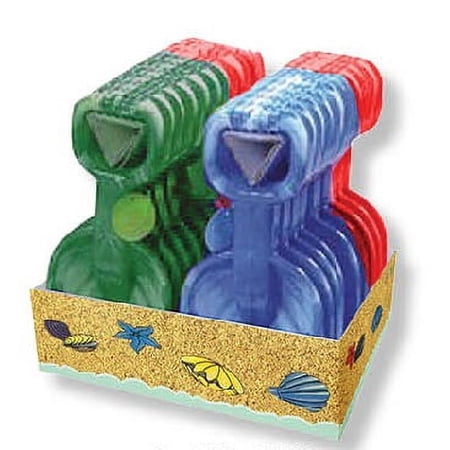 Durable Kids Sand Toys, Plastic Multicolor, 12-Pieces
