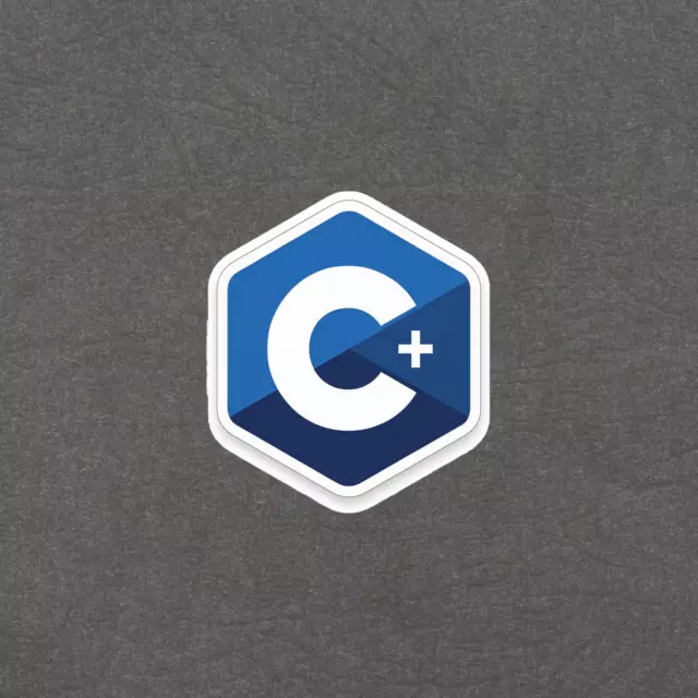 C++ Programming Language Hexagon Sticker - Coding Developer Decalphone ...