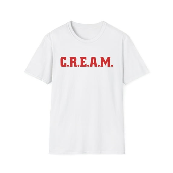 C.R.E.A.M. Funny Money Cash Lovers Graphic Novelty Tees