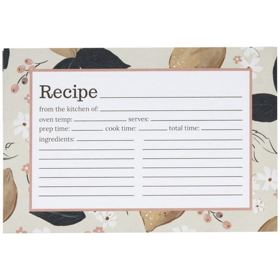 C.R. Gibson 4" x 6" Recipe Cards | Lily & Val Lemons