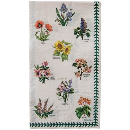 C.R. Gibson Guest/Dinner Napkins (Set of 16) | Spode Garden Florals