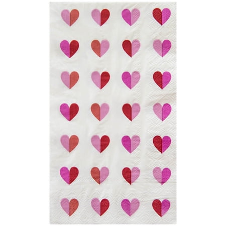 C.R. Gibson Guest/Dinner Napkins (Set of 16) | With All My Heart