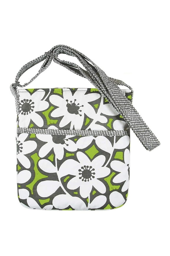 Hipster Sling Pouch, By Iota Chic, Cross Body Style Bag with Adjustable Straps, Measures 8.5" x 9.5" - Rapture