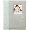 thumbnail image 1 of C.R. Gibson Grey 'Linen Tree' Bound First Five Years Memory Baby Book, 64pgs, 9'' W x 11'' H, 1 of 2