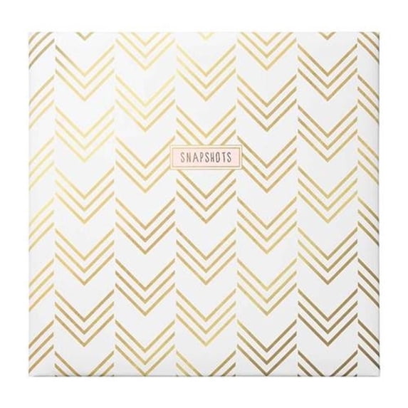 C.R. Gibson P45-16852 Gold Blush Post Bound Magnetic Page Album