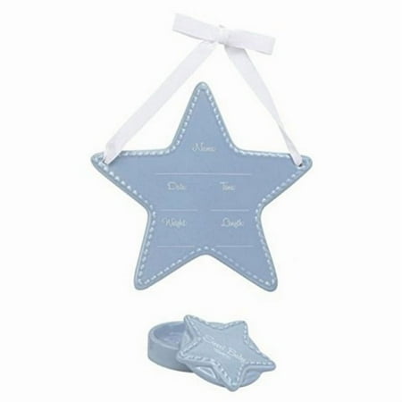 C.R. Gibson Stepping Stones Ceramic Keepsake Gift Set Blue Star