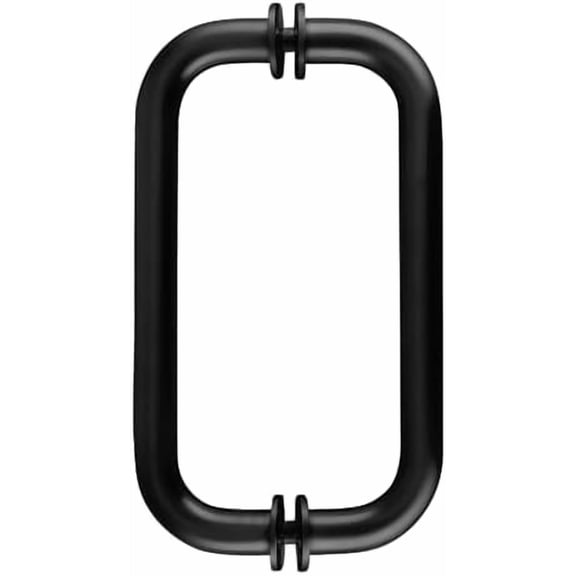 C.R. Laurence8" Oil Rubbed Bronze (BM Series) Tubular Back-to-Back Pull Handle with Metal Washers$$Tools & Hardware Other