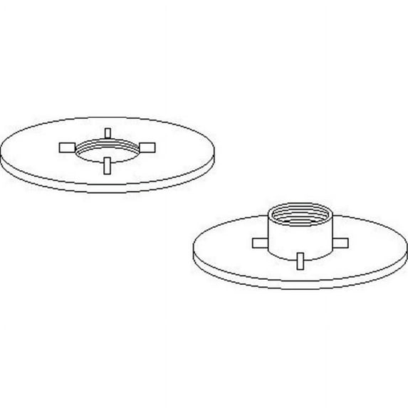 C.Roto Moldg 57 Fitting Adapter Spin-In, Flush - 1.5 In.