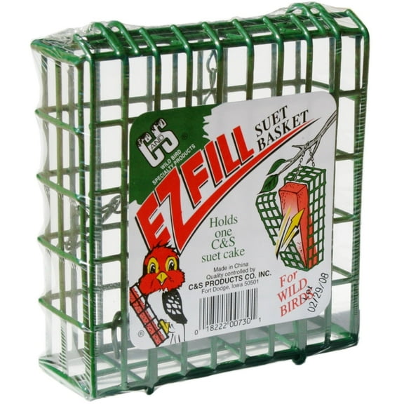 C&S 730 E-Z Fill Suet Basket, Green, Each