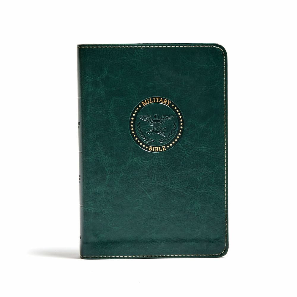 C. S. B. Bibles CSB Bibles by Holman: CSB Military Bible, Green LeatherTouch (Hardcover)