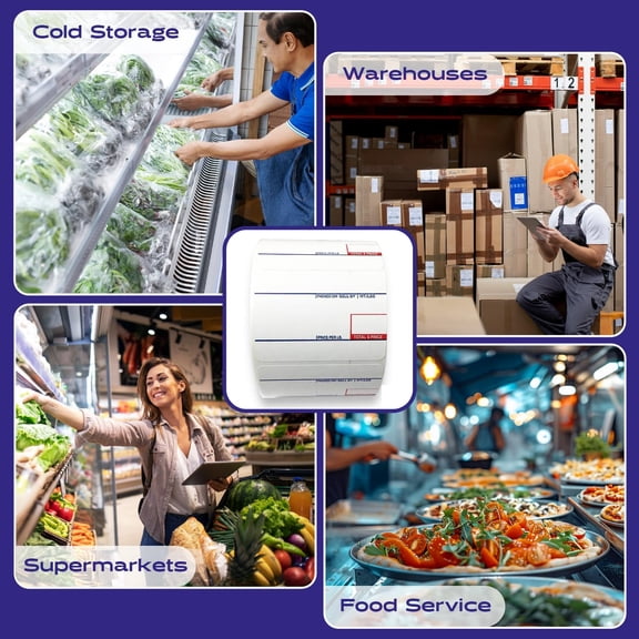 CS LST-8010 Printing Scale , 58 x 40 mm, UPC, 36 Rolls Per Case, CS Scale Labels 8010, Guaranteed Quality, Try It!., Red and Blue, 58x40 MM$$Office