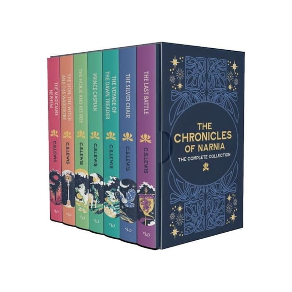 C. S. Lewis The Chronicles of Narnia Timeless 7-Book Collection (The Magician's Nephew, The Lion the Witch and the Wardrobe, The Horse and His Boy,Prince Caspian, Voyage of the Dawn Treader & More)