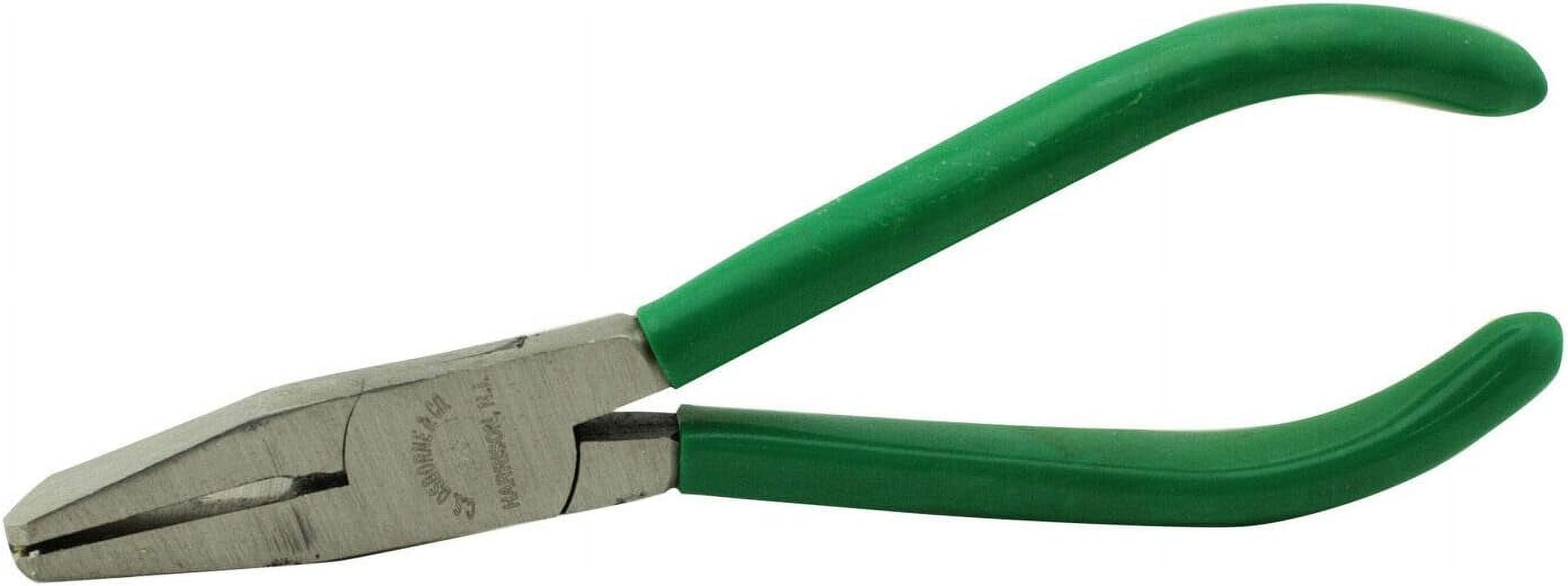 C.S. Osborne Duck Bill Pliers Smooth Jaw #98-S - 7" Leather & Upholstery Tool, Made In USA