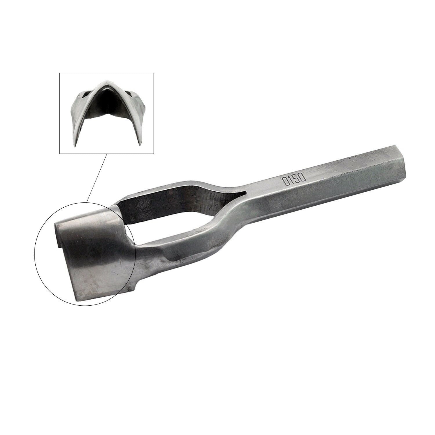 C.S. Osborne English Point Strap End Punch #0150, Size 1" Made In USA