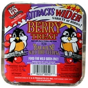 C & S Products Berry Treat Suet, 11.75 oz, Wild Bird Food, Fresh, 1 Pack