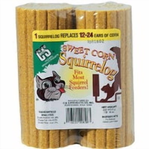 C & S Products C&S Replacement Log Squirrel Food - Pack of 3 Value Multipack