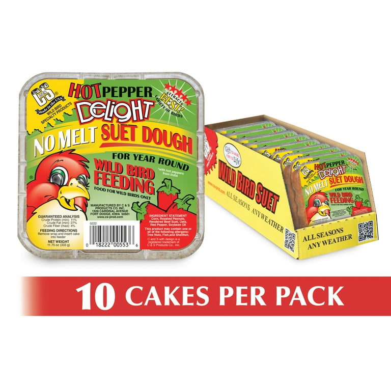C&S Hot Pepper Suet — The Birdseed Express, 57 OFF