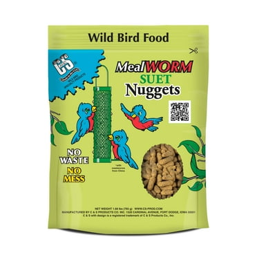 C&S Mealworm Suet Nuggets 27 Ounces