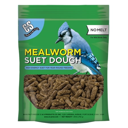 C&S Mealworm Suet Dough Nuggets