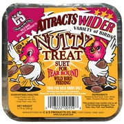 C&S Products Nutty Suet Treat for Wild Birds, 11.75 oz Cake, Fresh, 1 Pack