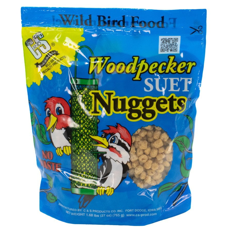 C&S Woodpecker Suet Nuggets, 27 oz - Walmart.com