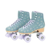 C SEVEN C7skates Cute Roller Skates for Girls and Adults Floral Field, Women's 9 / Men's 8