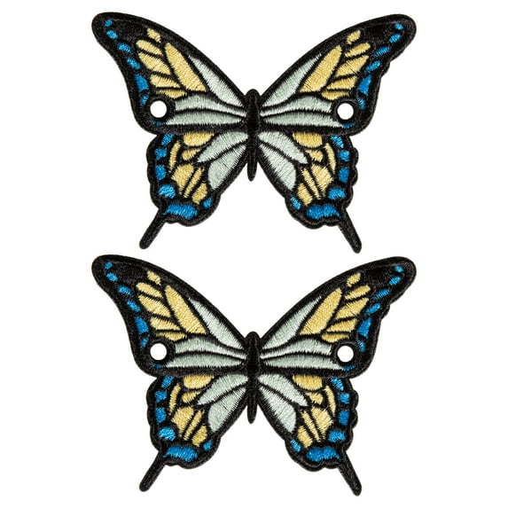 C SEVEN C7skates Shoe Lace Charm Accessory Decoration (Green Butterfly)