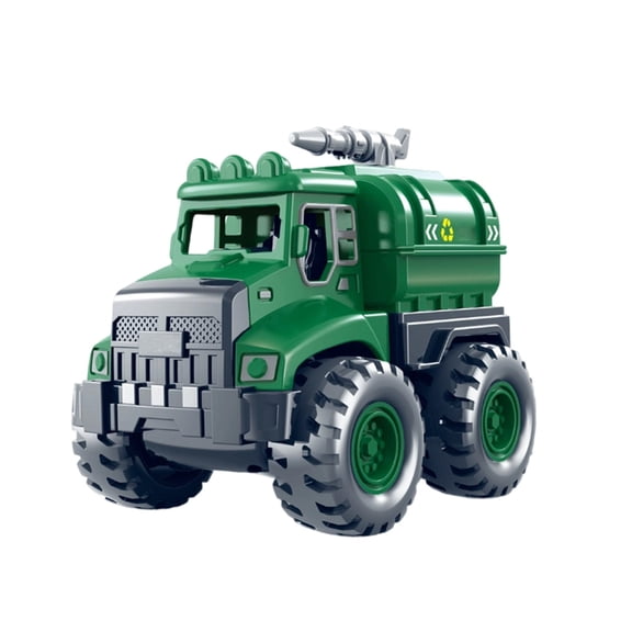 C Scene Based Interactive Sanitation Vehicle Toy For Children Multi Functional Play Social Skills Development