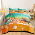 C Sea Turtle Comforter Set Full Size Ocean Beach Theme Comforters Ombre